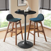 Lippa 28" Round Artificial Marble Bar Table Modway Model: eei-4892